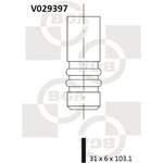 V029397, КЛАПАН 31x6x103.1 IN OPL 1.4-1.6 (C16XE/C14XE/Z14XE/Z16XE) 93-