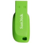 SDCZ50C-016G-B35GE, Флеш накопитель 16GB SanDisk CZ50 Cruzer Blade, USB 2.0, Green