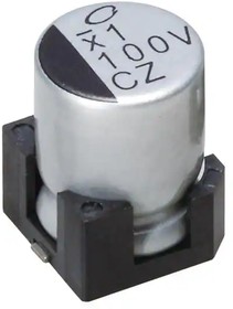 UCZ1H101MCS1GS, Aluminum Electrolytic Capacitors - SMD 100uF 50 Volts 20% AEC-Q200