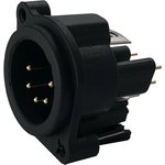 IO-XLR5-M-EV, CONN RCPT MALE XLR 5POS SOLDER