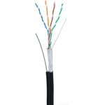 EC-UF004-5E-PE-SW-BK, Кабель NETLAN F/UTP 4 пары, Кат.5e (Класс D), 100МГц ...