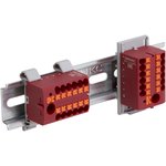DTP1-106-104SPUR, Distribution unit, push-in clamp, 1 inlet 6 sq.mm ...