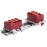 DTP1-106-104SPUR, Distribution unit, push-in clamp, 1 inlet 6 sq.mm ...