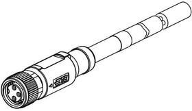 T4061320004-004, Sensor Cables / Actuator Cables M8-FS-4CON PUR-3.0M SH