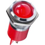Q22P1CXXR24E, LED Indicator, Solder Lug / Faston 2.8 x 0.8 mm, Fixed, Red, DC, 24V