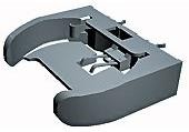 Фото 1/2 1775485-1, Battery Holder 1 Cells Thermoplastic Box/Tray