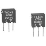 T63ZA104KT20, Trimmer Resistors - Through Hole 100K 10% 1/4"SQ