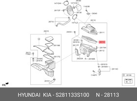Фильтр воздушный Product Line 2 HYUNDAI Sonata 11- /KIA Optima 10-  HYUNDAI/KIA S28113-3S100