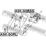 ASK-SORL, Вал карданный рулевой нижний