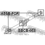 ASSB-FOR, Крестовина карданного вала 22X32.5/58