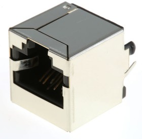 Фото 1/2 SS-60000-008, SS-60000 Series Female RJ45 Connector, Through Hole, Cat6