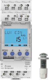 LUNA 110 plus EL, Analogue DIN Rail Time Switch 110 → 230 V ac, 1-Channel