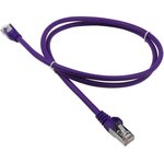 Патч-корд RJ45 - RJ45, 4 пары, FTP, категория 5е, 0.5 м, фиолетовый, LSZH ...