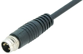 79-3409-02-03, Binder Straight Male 3 way M8 to Unterminated Sensor Actuator Cable, 2m