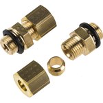 0101 06 10, Brass Pipe Fitting, Straight Compression Coupler ...