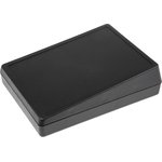 A0514009, DeskCase 138 Series Black ABS Desktop Enclosure, Sloped Front ...