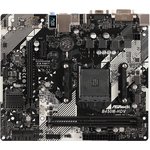 Материнская плата ASROCK B450M-HDV R4.0, SocketAM4, AMD B450, mATX, Ret