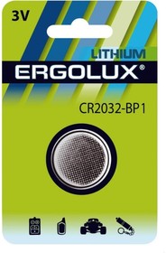 CR2032 BL-1 (CR2032-BP1, батарейка литиевая,3V) 15076