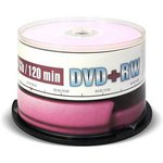 UL130022A4B, Диск DVD+RW Mirex 4.7 Gb, 4x, Cake Box (50), (50/300)