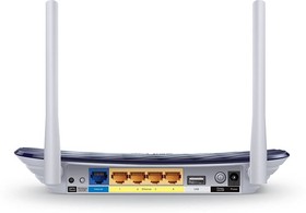 Фото 1/7 TP-Link Archer C20 Двухдиапазонный Wi-Fi роутер AC750, до 300 Мбит/с на 2,4 ГГц + до 433 Мбит/с на 5 ГГц