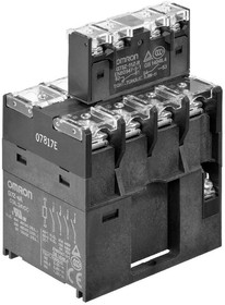 G7Z4A11ZRDC24, Relay - SPST-NO (1 Form A) x 4 - 154 mA 24VDC Coil - 40 A Rating - 480VAC Switching - Screw Terminal - Chassis Mo ...