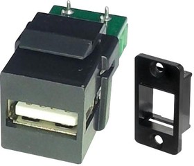 KUA2BPM, Coupler, USB 3.0 A Socket - IDC