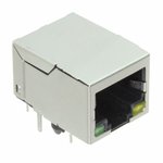 ARJM11B1-805-AB-EW2, Conn RJ-45 F 8 POS 1.27mm Solder RA Thru-Hole 14 Terminal 1 ...