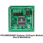 MA320019, Дочерняя плата, вставной модуль PIC32MZEF MCU ...