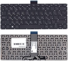 Клавиатура для ноутбука HP Pavilion x360 11-K черная без рамки горизонтальный Enter