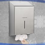 Диспенсер для полотенец листовых Kimberly-Clark стальной 8971