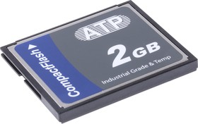 AF2GCFI-TADXP, Memory Cards CF Industrial Grade2GB w/ PowerProtector