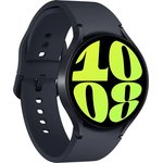 Смарт-часы Samsung Galaxy Watch 6 44мм, 1.5", графитовый/графитовый [sm-r940nzkacis]