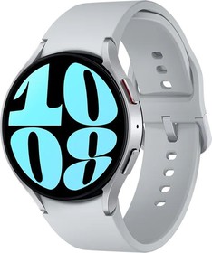 Фото 1/8 Смарт-часы Samsung Galaxy Watch 6 44мм 1.5" AMOLED корп.серебристый рем.серый (SM-R940NZSACIS)