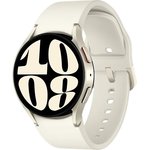 Смарт-часы Samsung Galaxy Watch 6 40мм 1.3" AMOLED корп.золото белое рем.белый ...