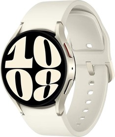 Фото 1/10 Смарт-часы Samsung Galaxy Watch 6 40мм 1.3" AMOLED корп.золото белое рем.белый (SM-R930NZEACIS)