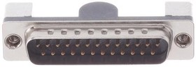 XM3K-2512-03N, D-Sub Standard Connectors D-SUB SMT Plug 25pin Mount Hole #4-40 UN