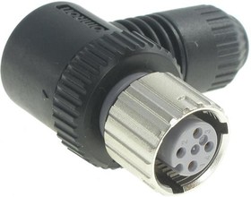 XS2C-D5S2, Circular Metric Connectors 4P Socket Screw Term For 6mm Dia. Model