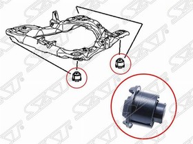 Сайлентблок подрамника Honda Accord 08-20 / Acura TSX 08-14