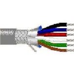 9931 0601000, Multi-Conductor Cables 24AWG 6C SHIELD 1000ft SPOOL CHROME