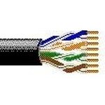 7928A 0101000, Multi-Conductor Cables 24AWG 4PR UNSHLD 1000ft SPOOL BLACK