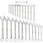 12-5848, Набор ключей комбинированных 6х32мм, 26 шт, CrV, полированный хром