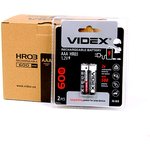 Аккумулятор VIDEX HR03/AAA 600mAh 2BL (2/20/200)