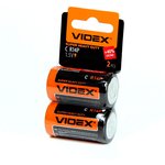 Элементы питания VIDEX R14/C 2pcs SHRINK CARD (24/480)