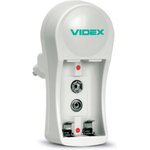 Зарядное устройство VIDEX VCH-N201 (пустое, 1-2 х AA, AAA, 9V) (1/20)