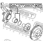 DAC37720037-KIT, Подшипник ступицы колеса | перед прав/лев |
