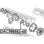 DAC386552-48, Подшипник ступицы колеса | зад прав/лев |