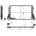 30316, Радиатор-интеркулер VW BEETLE 11-, CADDY III 10-, EOS 10-, GOLF PLUS 09- ...