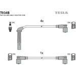 T934B, Комплект проводов_Saab 9000 2.0i, 2.3i 16v универс.наконечник