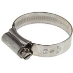 HGS50BP, Stainless Steel Slotted Hex Worm Drive, 13mm Band Width, 35 50mm ID