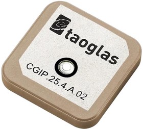 CGIP.25.4.A.02, RF Antenna, Patch, 1.575 GHz to 1.621 GHz, Adhesive / Pin, 5 dBi, 1.5 VSWR